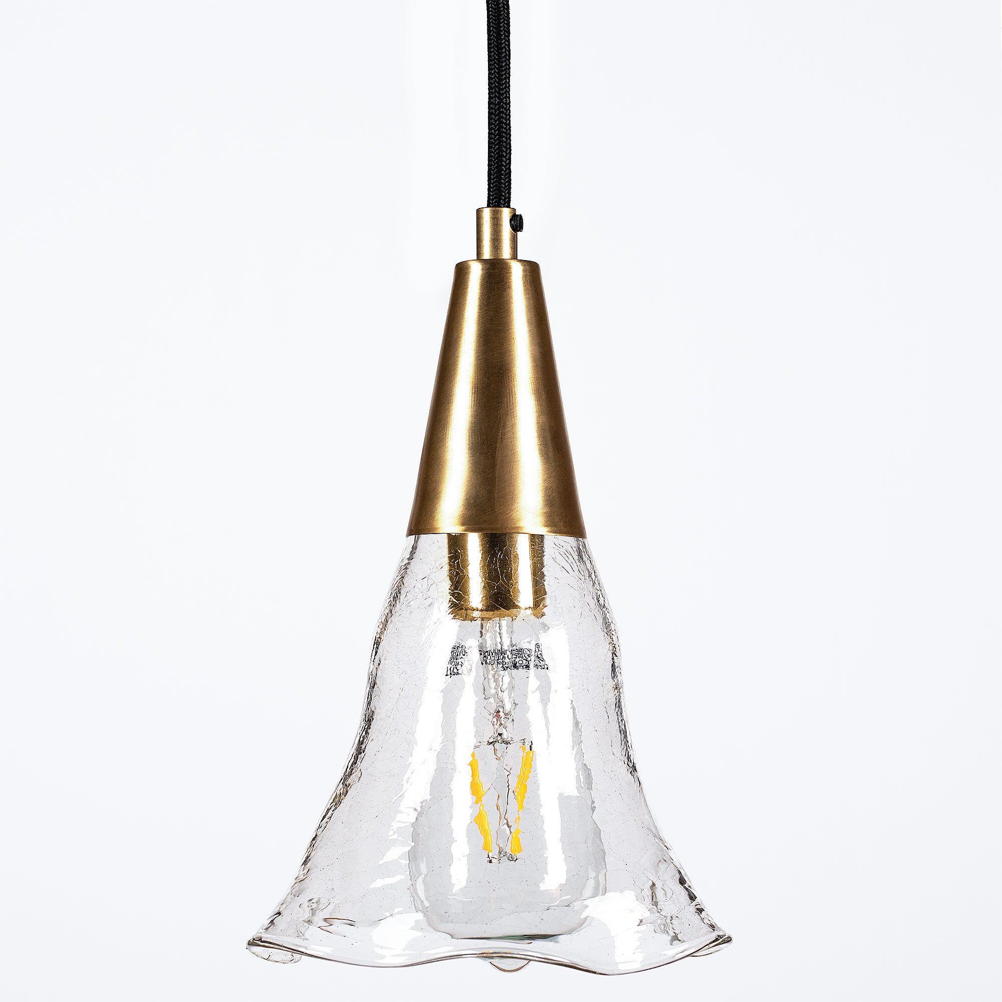 Luminaire Façonné Craquelé