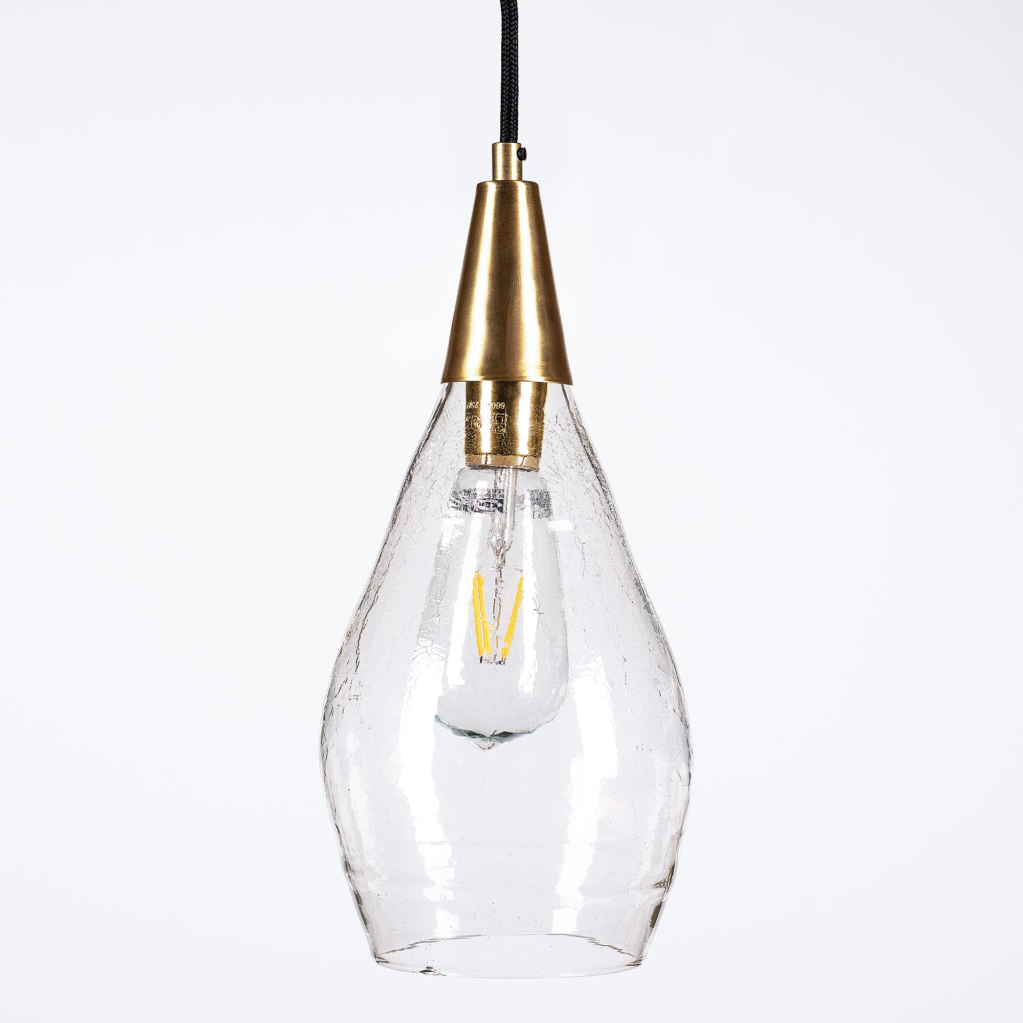 Luminaire Soufflé Craquelé