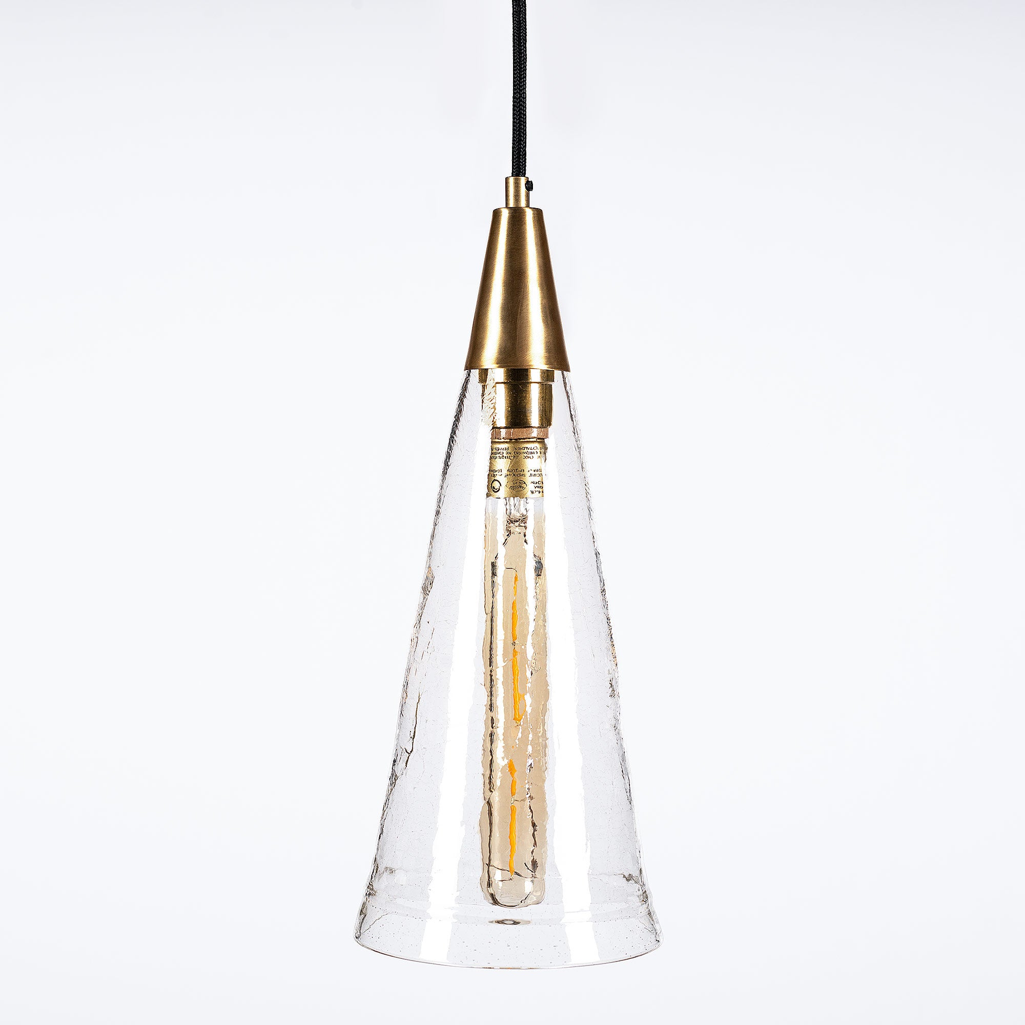 Luminaire Flûte Craquelée